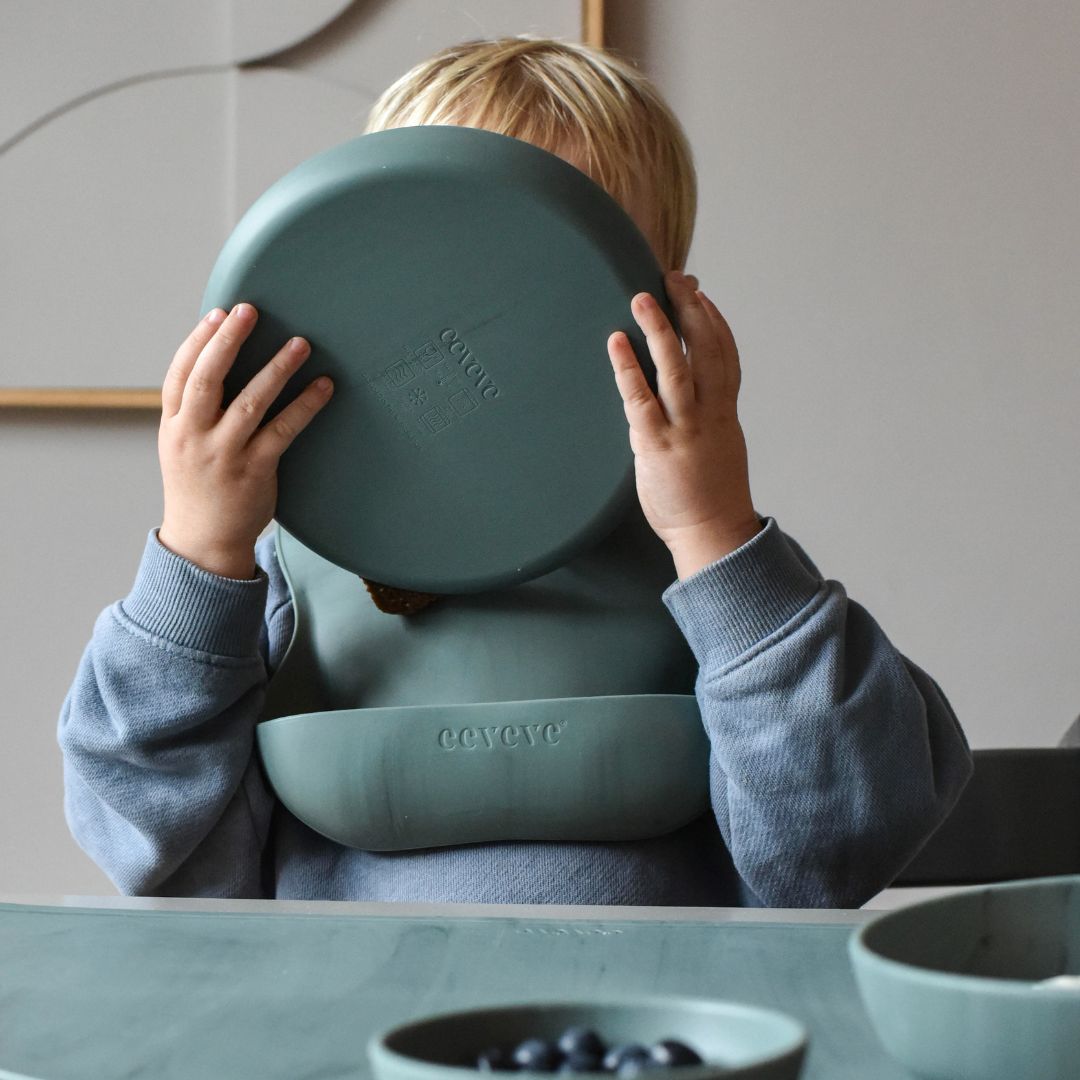 kinderservies groen